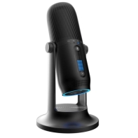 купить Микрофон Thronmax M2 Mdrill One Jet Black 48Khz RGB <конденсаторный, всенаправленный, Type C plug, 3.5mm, RGB> в Алматы фото 2