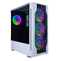 Купить Компьютерный корпус 1STPLAYER D4 White без Б/П&nbsp;D4-WH-1F5MW-3F5SW в Алматы