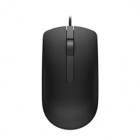 Купить Dell Optical USB Mouse MS116 - Black, 1000 dpi, Cable Length 1.8 m в Алматы
