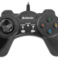Купить Геймпад Defender Vortex USB, 13 кнопок, Прекрасная модель для начинающих геймеров.  в Алматы