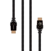 Купить Rombica кабель для видео DX30 HDMI to HDMI, 2.1, 3 м., черно-оранжевый в Алматы