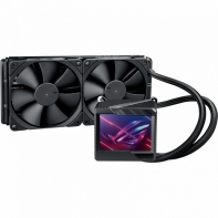 Купить СЖО ASUS ROG RYUJIN 240 II, AIO, 2x120mm fan, 60mm fan, 1700 Socket, RGB, BOX в Алматы