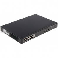 Купить Коммутатор, Dahua, DH-PFS4218-16GT-190, Порты LAN:	&bull; 16 x RJ45 ( 14 PoE (802.3af/at)   2 Hi-PoE / PoE (802.3af/at), 10/100/1000 Base-T ) &bull; 2 x Uplink ( порт SFP - 1000 Base-X ) в Алматы