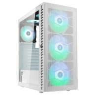 Купить Корпус ПК без БП Kolink Observatory HF Mesh ARGB Midi Tower Case - White&nbsp;PGW-CH-KOL-112 в Алматы