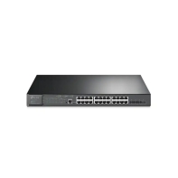 Купить Коммутатор PoE+ управляемый GbE 24-портовый Tp-Link SG3428XMP <JetStream&trade; 24 порта GbE 802.3af/at (max 30W на порт), 4 слота SFP+ 10 Гбит/с, коммутационная матрица 128Gbps, консольный порт управления, бюджет мощности PoE 384W, интеграция с Omada SDN> в Алматы