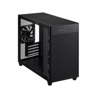 Купить Корпус ASUS Prime AP201 Tempered Glass, поддержка 360 mm Радиаторов, VGA до 338мм, micro-ATX, черный в Алматы