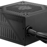 Купить Блок питания MSI MAG A550BNL, 550W, Active PFC, 80 PLUS Bronze (up to 85%),  ATX 24 PIN x1, CPU 4+4 PIN x1, PCI-e 2(6+2) PIN1(2), SATA x5,  OVP, OCP, OPP, SCP, 8.0A max., 34.8dBA, Non-Modular, ATX, MAG A550BNL в Алматы
