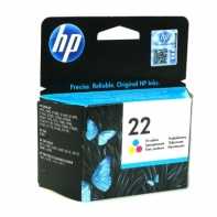 Купить Tri-color Inkjet Print Cartridge №22 for Deskjet F2180/F380/F4180/4355/1410/J5520/3940/D246, 5 ml, up to 165 pages. в Алматы
