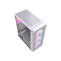 Купить Корпус Wintek Tornado Pro PS195-W-M TG, ATX, USB 1*3.0/2*2.0, HD Mic, 0,5mm, 4*12cm ARGB, White в Алматы