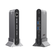 Купить Док-станция Acer Type C Universal docking station 15in1, 2 x HDMI 4K 60Hz, 1 x DP 8k 30Hz,&nbsp; 4 x USB A, 3 x USB C, 1 x RJ45, 1 x SD, 1 x TF, 1 x 3.5mm audio в Алматы