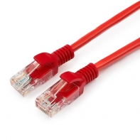 Купить Патч-корд UTP Cablexpert PP12-5M/R кат.5e, 5м, литой, многожильный (красный) в Алматы