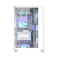 купить Компьютерный корпус Formula V Crystal U2 Floe White без Б/П в Алматы фото 2