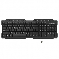 Купить Клавиатура беспроводная Defender Element HB-195 USB (Черный), USB, ENG/RUS,стандарт в Алматы