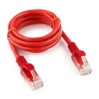 Купить Патч-корд UTP Cablexpert PP12-1M/R кат.5e, 1м, литой, многожильный (красный) в Алматы