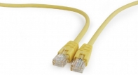 Купить Патч-корд UTP Cablexpert PP12-3M/Y кат.5e, 3м, литой, многожильный (жёлтый) в Алматы