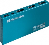 Купить Разветвитель Defender Septima Slim USB2.0, 7портов HUB в Алматы