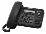 Купить Panasonic Телефон проводной KX-TS2358RUB (чёрный)  в Алматы