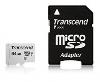 Купить Карта памяти MicroSD 64GB Class 10 U1 Transcend TS64GUSD300S-A в Алматы