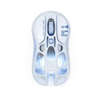 Купить Mouse GravaStar Mercury M1 Pro, Wireless, BT/2.4GHz/cable, (PAW3395) 26000 dpi, 5 buttons,USB,Blue в Алматы