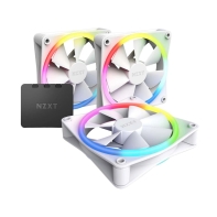купить Кулер NZXT&nbsp;F120RGB Duo 120mm Dual-sided RGB Fan Triple Pack (White) w/RGB Controller&nbsp;RF-D12TF-W1 в Алматы фото 3