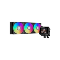 Купить Водяное охлаждение для CPU PCCooler GT360M ARGB Display BK 115X/1200/1700/1851/AM4/AM5 Черный в Алматы