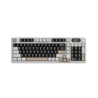 Купить Клавиатура Attack Shark X98 PRO Cheese White, Mechanical, 99 keys, 2.4/BT/USB-C, EN/RU/KZ, 4000mAh в Алматы