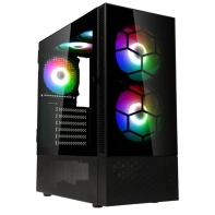 Купить Корпус ПК без БП Kolink Observatory MX Glass ARGB Midi Tower Case - Black&nbsp;PGW-CH-KOL-113 в Алматы