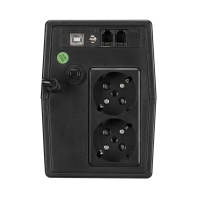 купить ИБП FSP iFP 800 480W/батарея 12V 9Ah/USB port/RJ 45/2 розетки Euro/ЖК дисплей в Алматы фото 3