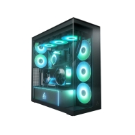 Купить Компьютерный корпус Arctic Xtender VG Black(Tinted Glass), 5 ARGB FAN, USB-C, 2xUSB-A, E-ATX в Алматы