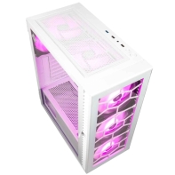 купить Корпус ПК без БП Kolink Observatory HF Glass ARGB Midi Tower Case - White&nbsp;PGW-CH-KOL-111 в Алматы фото 2
