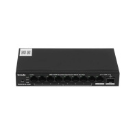 Купить PoE-коммутатор с облачным управлением 9GE+1SFP Tenda TEG2210P-8-120W с 16-Port PoE черный в Алматы