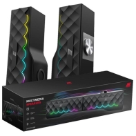Купить Акустическая система 2E PCS232 RGB, Soundbar, 2.0, USB, Black в Алматы