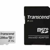Купить Карта памяти MicroSD 256GB Class 10 U3 A1 Transcend TS256GUSD300S-A в Алматы