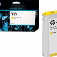 Купить Картридж струйный HP B3P21A, 727, 130 мл, желтый в Алматы