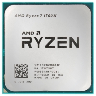 Купить Процессор AMD Ryzen 7 1700X 3,4Гц (3,8ГГц Turbo) Summit Ridge 8-ядер 16 потоков, 4MB L2, 16 MB L3, 95W, AM4, OEM (Аналог Core i7-7700). Нет встроенной видеокарты!                                                                                         в Алматы