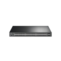 Купить Коммутатор PoE+ управляемый GbE 48-портовый Tp-Link SG3452P <JetStream&trade; 48 портов GbE PoE+ 802.3af/at (max 30W на порт), 4 гигабитных SFP-слота, коммутационная матрица 104 Гбит/с, консольный порт управления, бюджет мощности PoE 384W, интеграция с Oma в Алматы