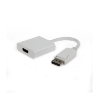Купить Переходник DisplayPort -> HDMI Cablexpert A-DPM-HDMIF-002-W, 20M/19F, белый, пакет в Алматы