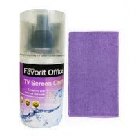 Купить F150419 "FAVORIT OFFICE TV Screen Clean Спрей 200 мл д/экранов, мониторов + салфетка из микрофибр в Алматы