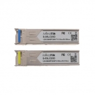 Купить Набор из 2-х SFP-трансиверов MikroTik S-3553LC20D с разъемом LC в Алматы
