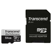 Купить Карта памяти MicroSD 64GB Class 10 U3 Transcend TS64GUSD340S в Алматы