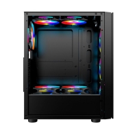 купить Компьютерный корпус 1STPLAYER BLACK.SIR B7-BK без Б/П&nbsp;B7-BK-4M3C4 в Алматы фото 3