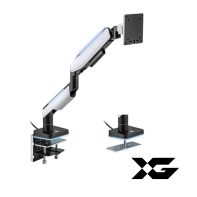 Купить Настольный кронштейн с газлифтом XG MGG-1749 white для 1 монитора (17*-49*) Белый в Алматы