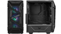 купить Кейс ASUS TUF Gaming GT301, ATX/micro ATX/Mini ITX, USB 3.1, 3x120mm AURA RGB, без Б/П, Чёрный в Алматы фото 2