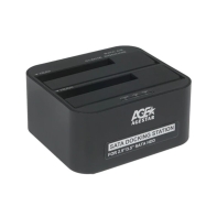 Купить External 2,5"/3,5" Docking Station, Agestar 3UBT6-6G, for SATA 2 HDD, USB 3.0, ext. PS, black в Алматы