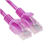 Купить Патч-корд UTP Cablexpert PP12-1M/RO кат.5e, 1м, литой, многожильный (розовый) в Алматы