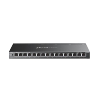 Купить Коммутатор PoE+ 16-портовый Tp-Link TL-SG116P <16 портов RJ45 10/100Mbps PoE+ 802.3at/802.3af, бюджет мощности PoE 120 Вт, режим Extend (до 250 м передачи данных и питания по PoE)> в Алматы
