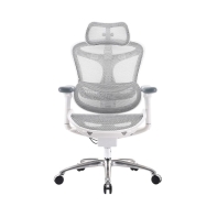Купить Кресло офисное Sihoo C100-B202, регулировка высоты, подлокотник 4D, White в Алматы