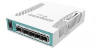 Купить Сетевой коммутатор MikroTik CRS106-1C-5S Cloud Router Switch 5SFP, 1Combo 1000BASE-T/SFP в Алматы