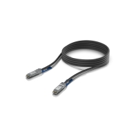 Купить Ubiquiti UACC-DAC-QSFP28-3M QSFP28 direct attach cable with a 100 Gbps max data rate, Compatible with QSFP28 and QSFP+ interfaces в Алматы