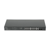Купить Смартуправляемый коммутатор PoE+ GbE 18-портовый Tp-Link TL-SG1218MPE <Смартуправляемый 18-портовый гигабитный коммутатор с 16 портами PoE+ IEEE 802.3af/at, 2 гигабитных комбо RJ45/SFP-слота, приоритизация (QoS) 802.1p/DHCP, бюджет мощности PoE 192W, в Алматы